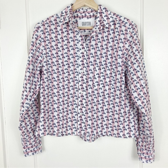 Grayson The Hero Button Down Bicycle Print Shirt - Picture 2 of 7